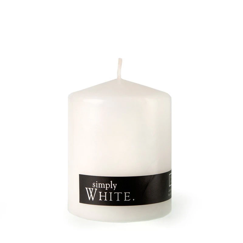 White Pillar Candle - Medium