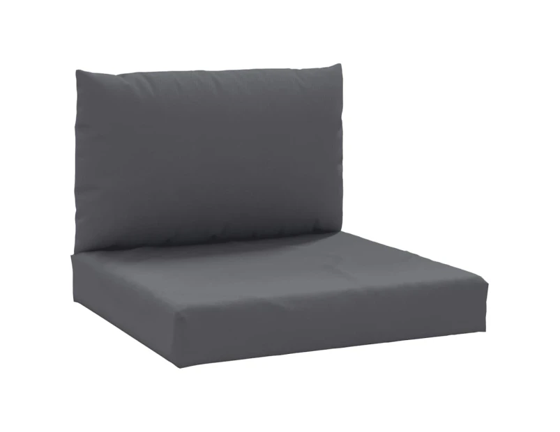 vidaXL Pallet Cushions 2 pcs Anthracite Oxford Fabric