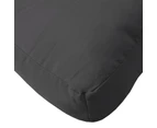 vidaXL Pallet Cushions 2 pcs Black Oxford Fabric