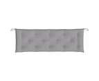 vidaXL Garden Bench Cushion Grey 150x50x7 cm Oxford Fabric