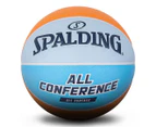 Spalding All Conference Size 7 Basketball - Orange/Blue