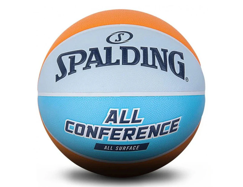 Spalding All Conference Size 7 Basketball - Orange/Blue