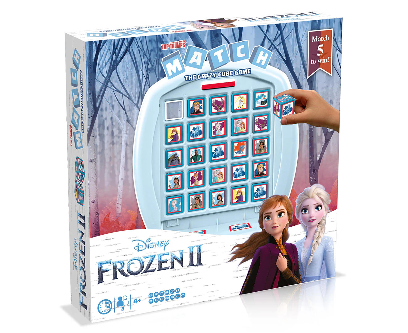 Frozen 2 Match Match The Crazy Cube Game