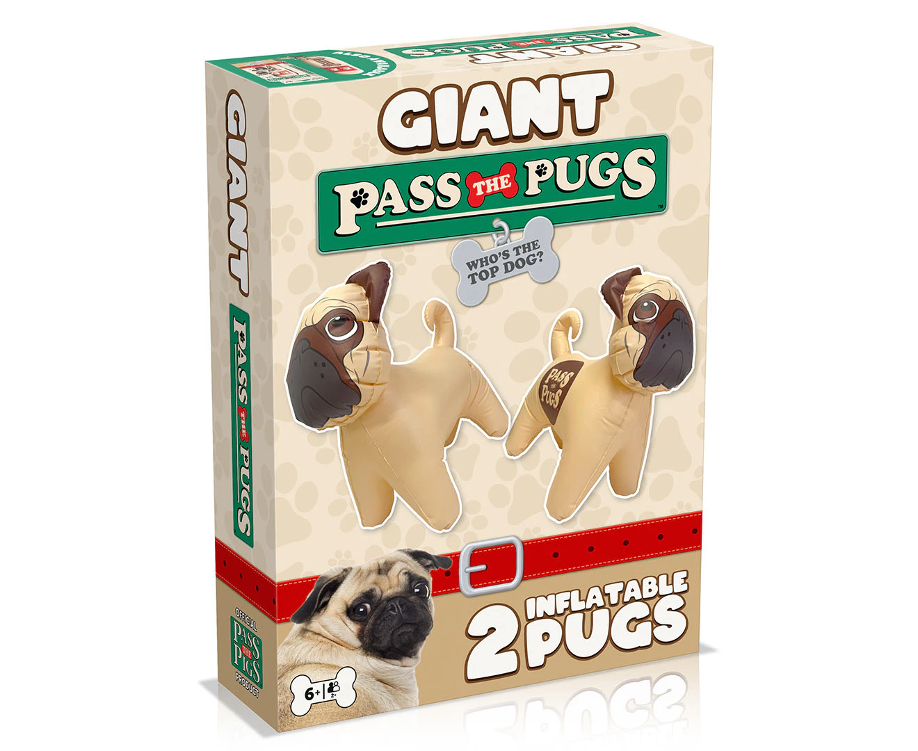 Giant Pass the Pugs Inflatable Game