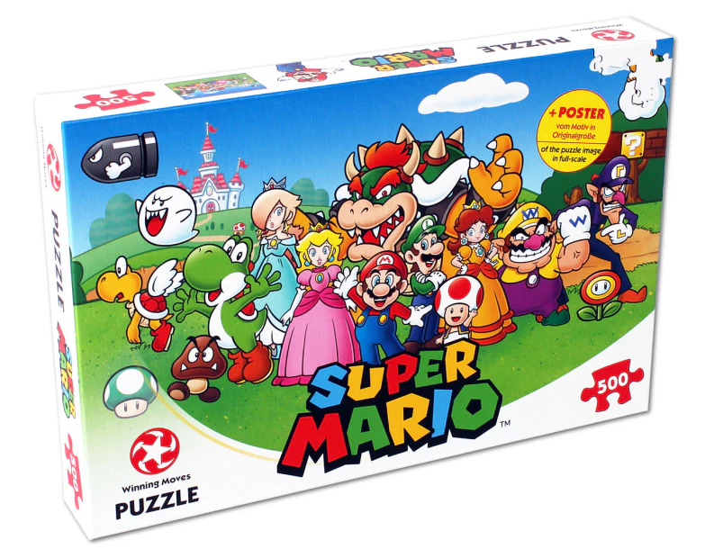 Super Mario 500-Piece Jigsaw Puzzle