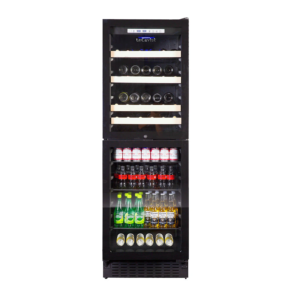 Lecavist 220 Bottle Wine Fridge Dual zone Black LCS140VN2Z2D