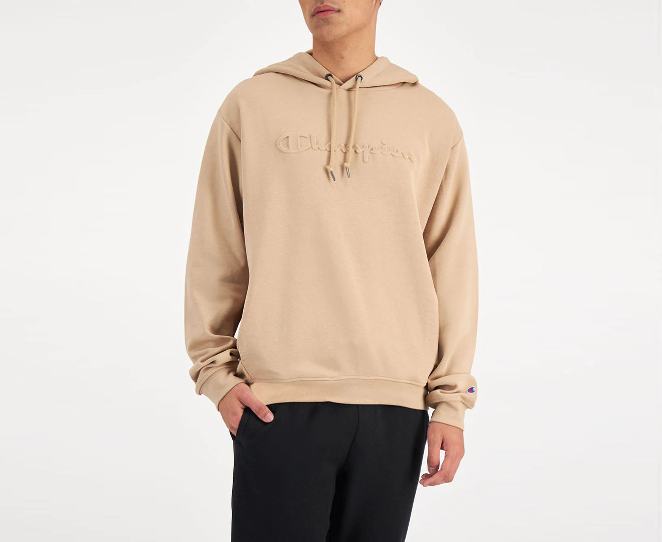 Champion Men's Rochester Tech Hoodie - Bitter Almond