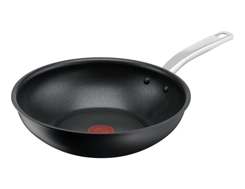 Tefal 28cm Gourmet Hard Anodised Non-Stick Wok