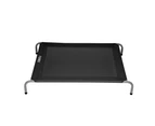 Pawz Elevated Trampoline Pet Bed Dog Puppy Raised Heavy Duty Large Black