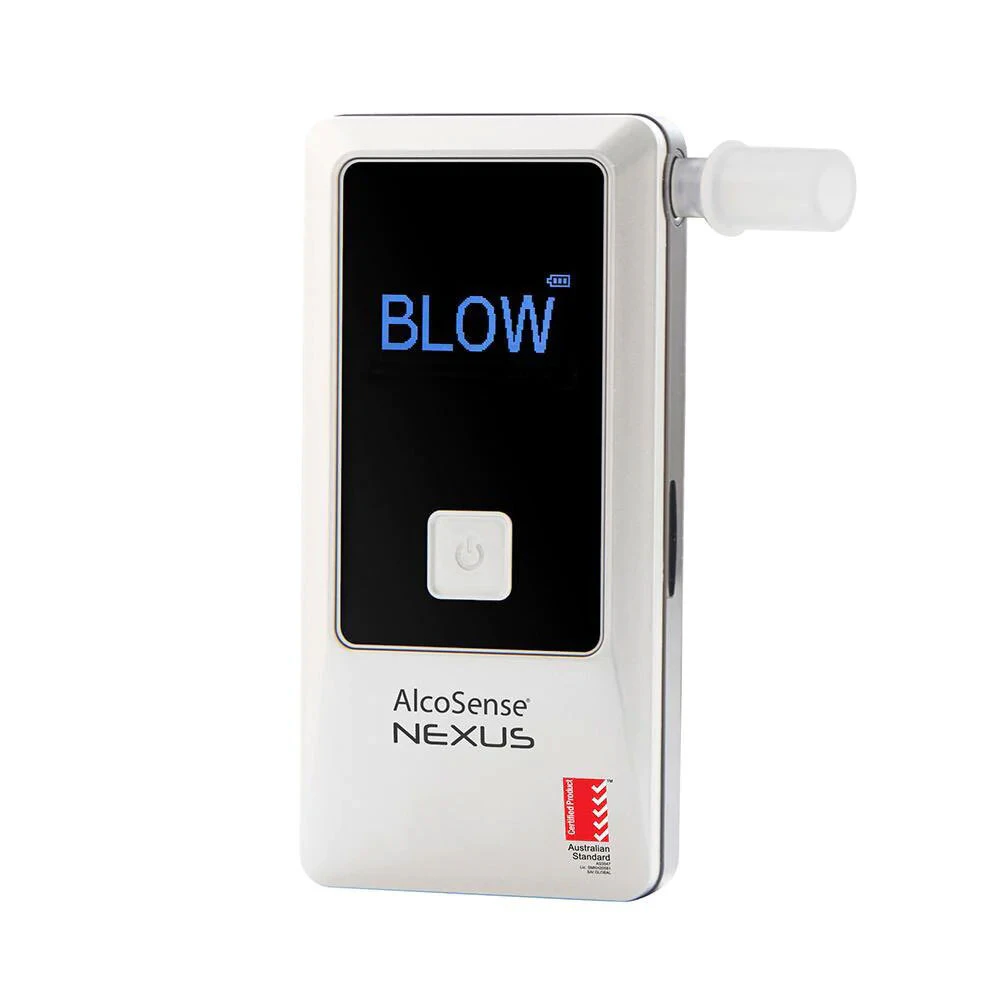 Alcosense Nexus Personal Breathalyser - AS3547 Australia Standard Certified