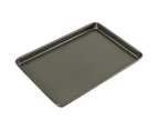 Bakemaster Carbon Steel 39x27cm Oven Baking Tray Pan Rectangle Bakeware Grey