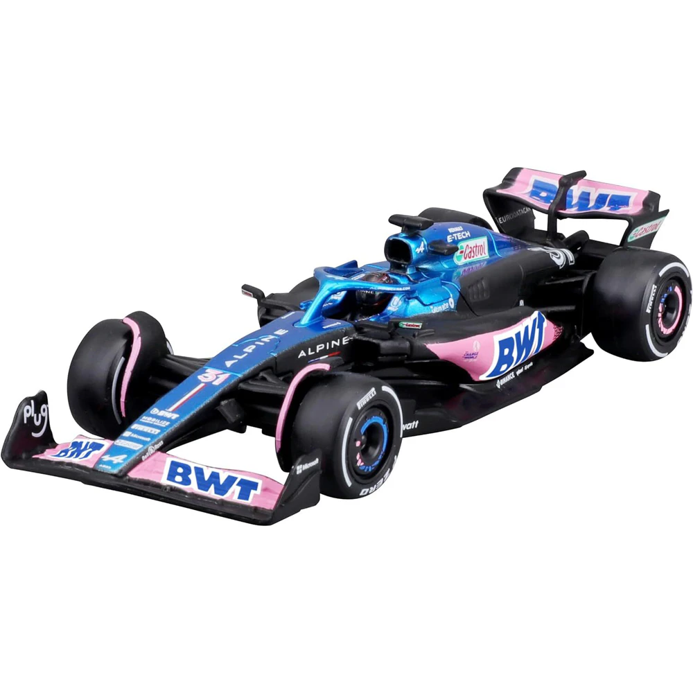 Bburago 1:43 2023 Formula 1 Renault Alpine A523 No.31 Ocon WB Diecast Model 3+