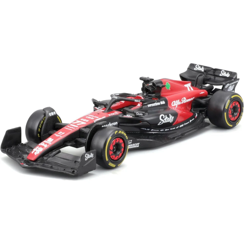 Bburago 1:43 2023 Formula 1 Alfa Romeo Orlen C43 No.77 Bottas WB Model 3+