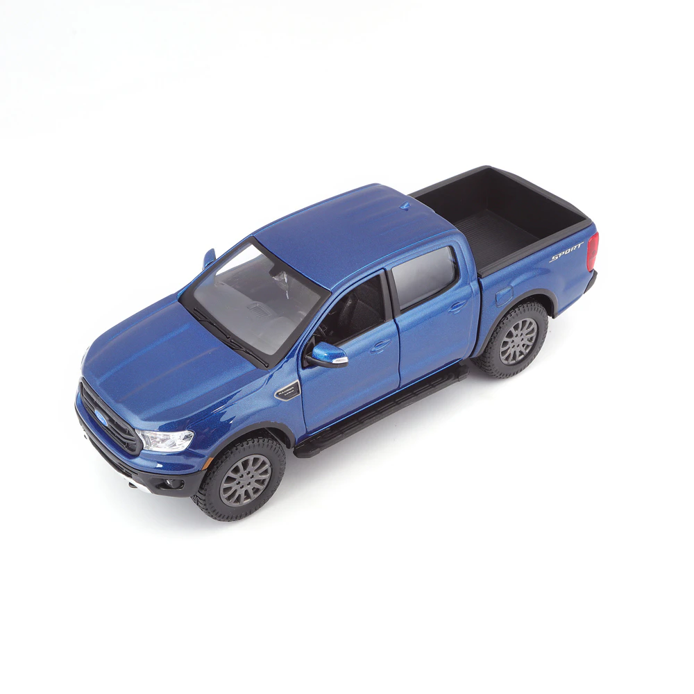 Maisto 2019 Ford Ranger 4-Door Cab Diecast Display Model 1:24 Scale Toy Asstd 3+