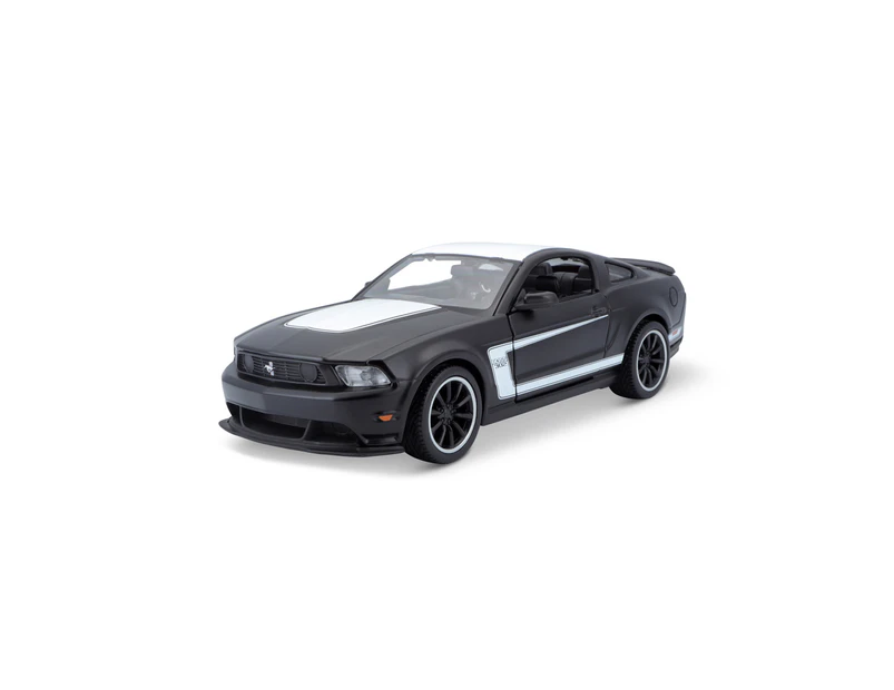 Maisto 2011 Ford Mustang Boss 302 Diecast Display Model 1:24 Scale Toy BLK 3+