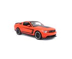 Maisto 2011 Ford Mustang Boss 302 Diecast Display Model 1:24 Scale Toy BLK 3+