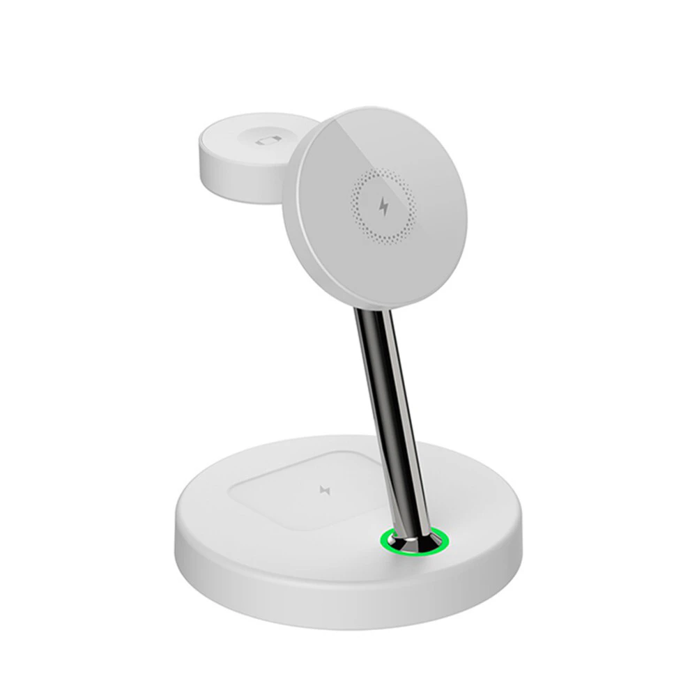 Chargecore 3-in-1 Wireless Charging Station For Smartwatch/Phone/Buds White