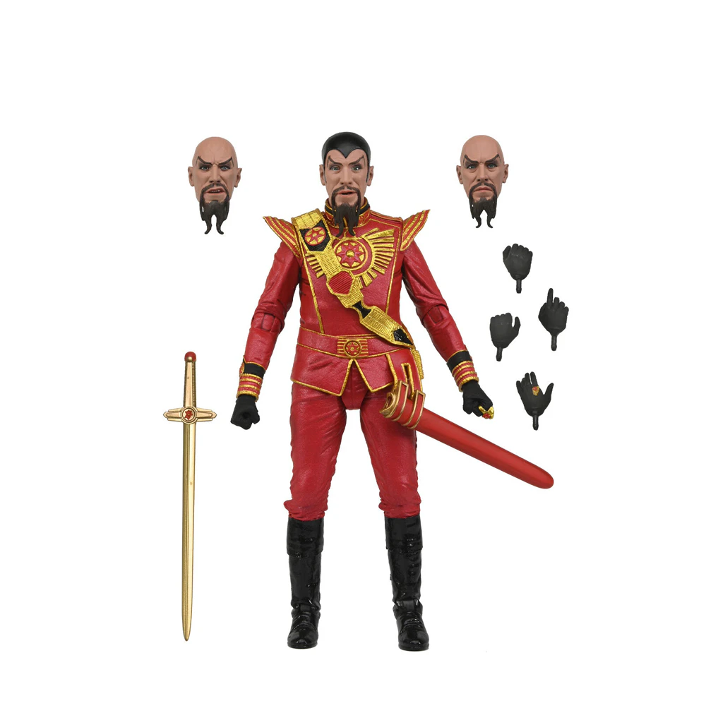 Ultimate Ming (Red Military Outfit) - King Features 7” Action Figure - Flash Gordan 1980 - NECA Collectibles