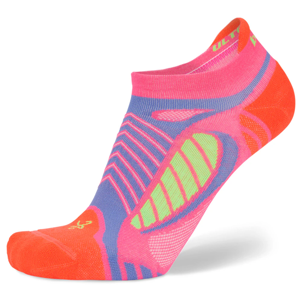 Balega Performance Ultralight No Show Tab Socks Watermelon - Multicoloured;