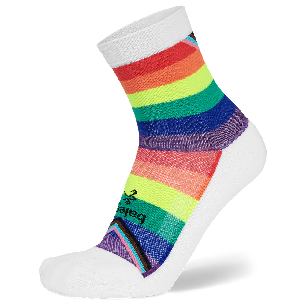 Balega Pride Flag Mini Crew Length Performance Socks - Multicoloured;