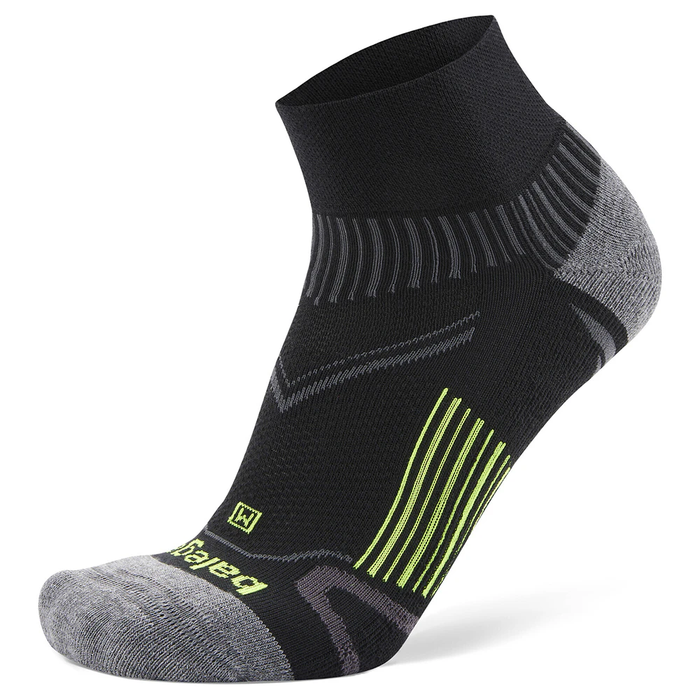 Balega Enduro Quarter Drynamix Running Socks Outdoor Black - Black;