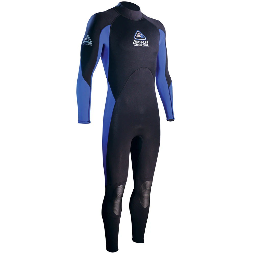 Adrenalin Enduro-Flex 3/2mm Adults Steamer Wetsuit for Surf/Snorkel Blue - Blue