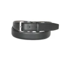 Van Heusen Men's Pin Buckle Pebble Grain Formal Dress Waist Belt Black - Black