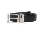 Van Heusen Men's Pin Buckle Flex Waist Stretch Reversible Belt Black/Brown - Black/Brown