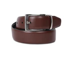 Van Heusen Men's Pin Buckle Flex Waist Stretch Reversible Belt Black/Brown - Black/Brown