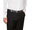 Van Heusen Men's Pin Buckle Flex Waist Stretch Reversible Belt Black/Brown - Black/Brown