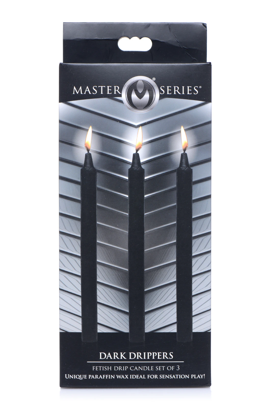 Master Series Fetish Black Drip Candles - 3 Pack