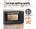 Devanti Air Fryer 32L W/ LCD Touch Oven 1700W