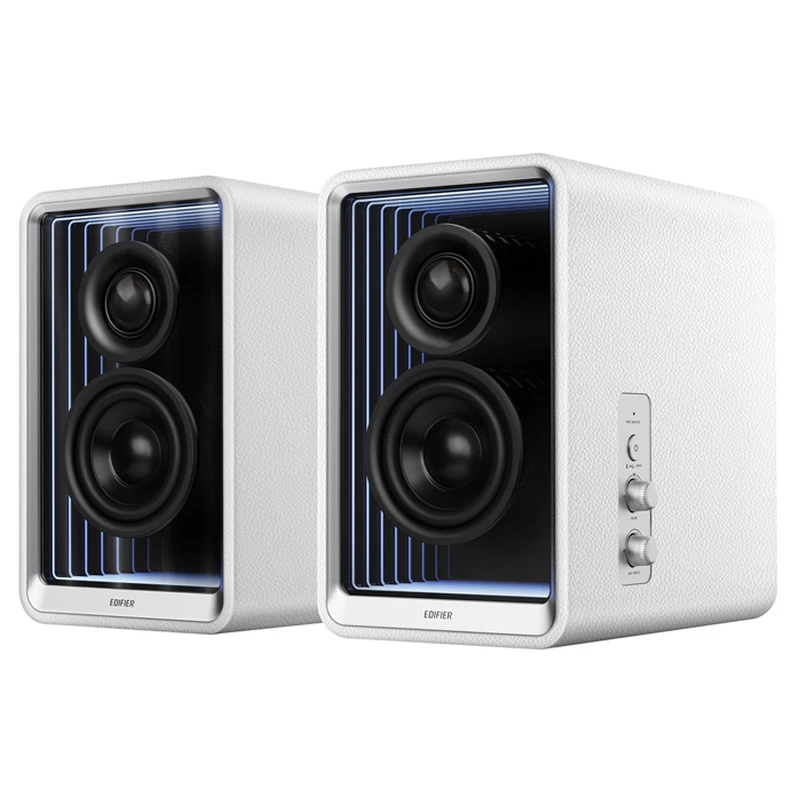 Edifier QR65-WHITE QR65 WHITE GTM Deck Active Monitor Speaker, Bluetooth/ 990kbps/ 24-bit