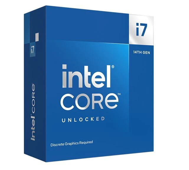 Intel i7 14700KF CPU 4.3GHz (5.6GHz Turbo) 14th Gen LGA1700 20-Cores 28-Threads 33MB 125W Graphic Card Required Unlocked Retail Raptor Lake no Fan