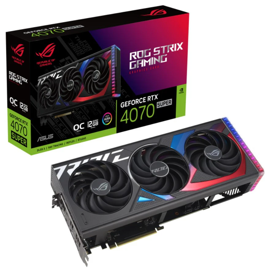 ASUS nVidia GeForce ROG-STRIX-RTX4070S-O12G-GAMING