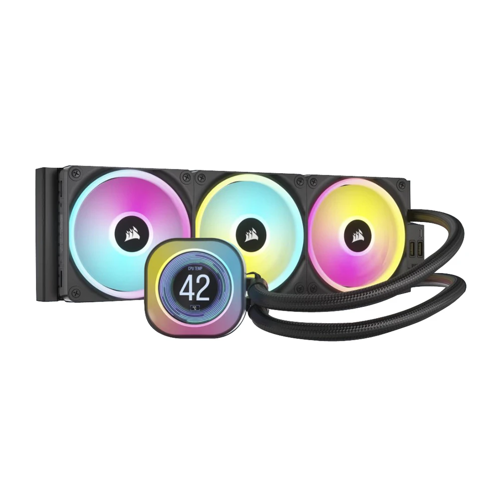 Corsair iCUE LINK H150i LCD AIO, 360mm Radiator, Liquid CPU Cooler 2024