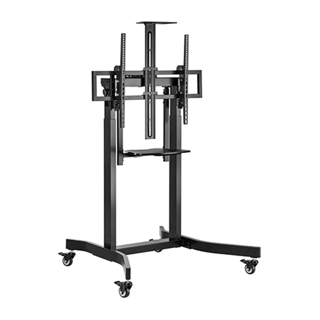 Brateck Deluxe Motorized Large Tv Cart With Tilt 55 100 Black