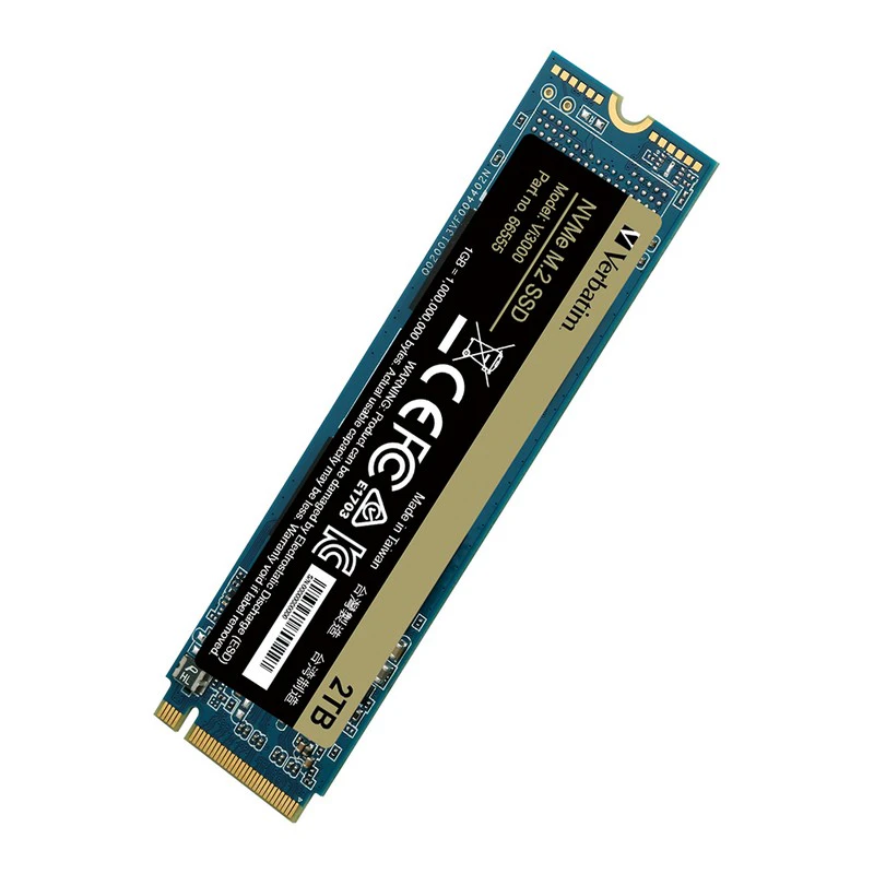 Verbatim 66555 Vi3000 2TB PCI-E 3.0 M.2 NVMe SSD 3100MB/S Read 2900MB/S Write 2 YR