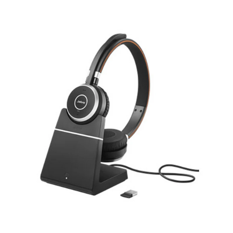 Jabra 6599-833-399 Evolve 65 SE MS Stereo Bluetooth Business Headset, Includes Charging