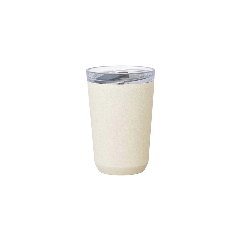 Kinto Insulated To Go Tumbler V2 Takeaway Coffee/Juice Drink Cup 360ml White