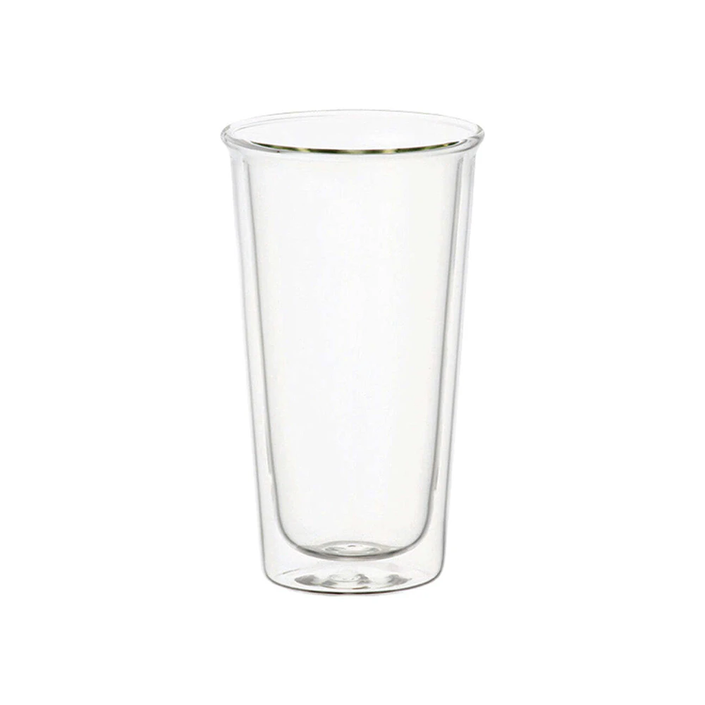 Kinto Cast Double Wall 340ml Beer Glass Insulated Drink Cup Glassware Clear