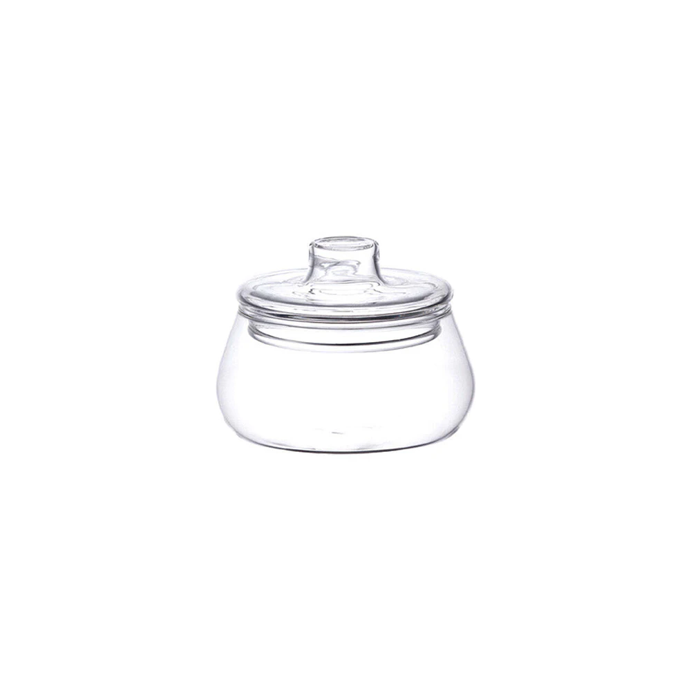 Kinto Unitea Glass Sugar Pot Bowl Kitchen Container Storage 9.5cm w/ Lid Clear