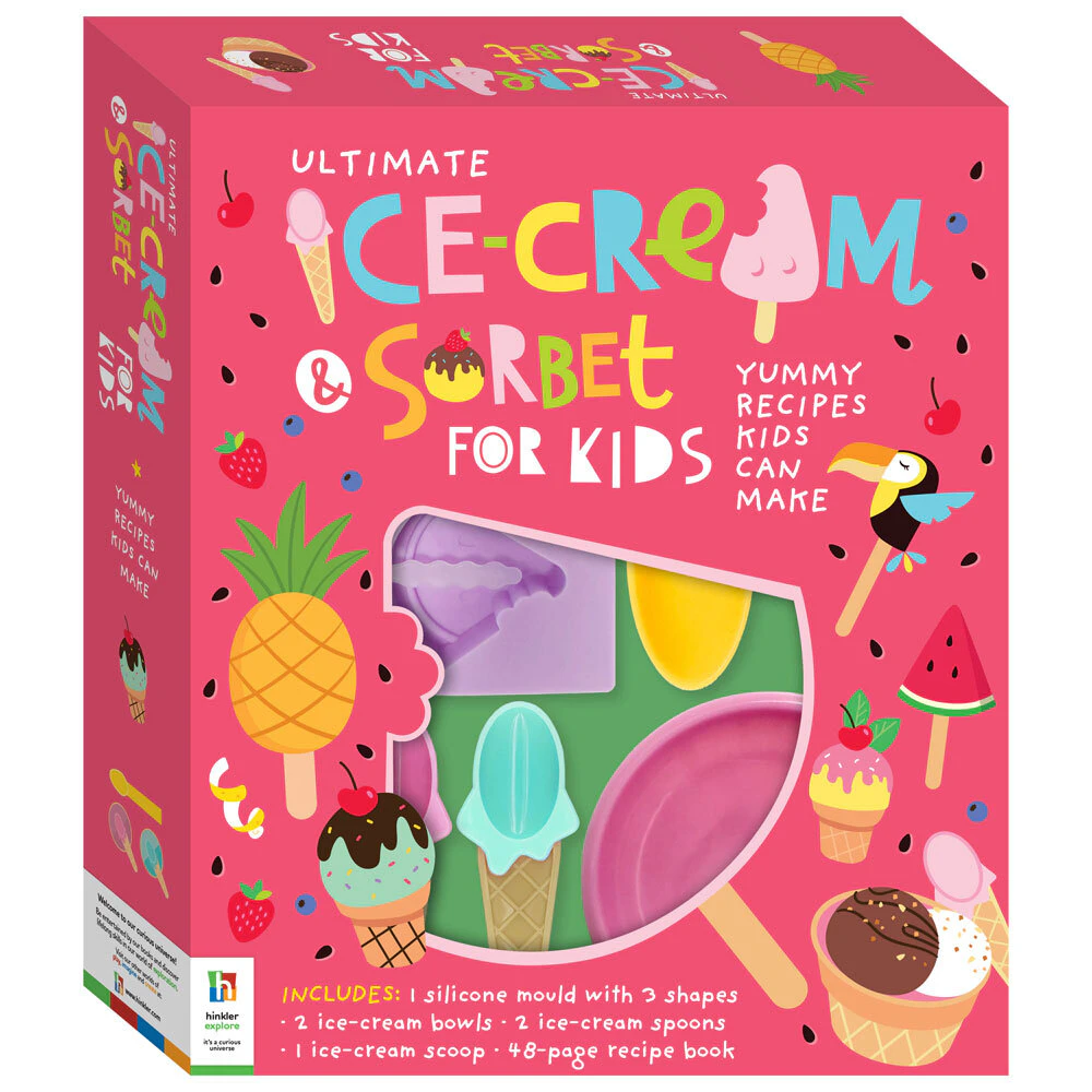 WonderFull Ultimate Ice Cream and Sorbet Kids Recipe Making Book Kit 6Y+