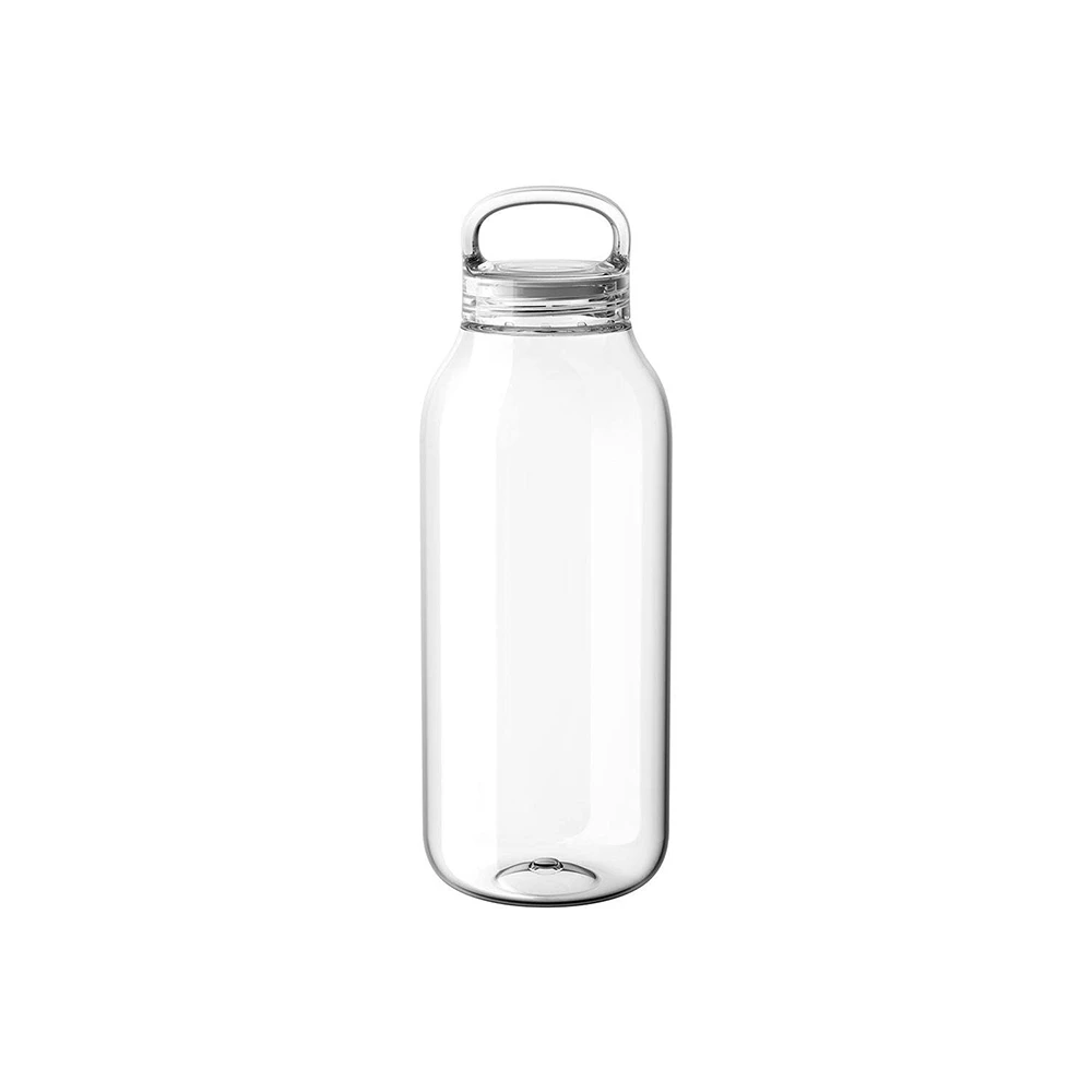 Kinto Copolyester/Silicone 500ml Water Bottle Drink Container w/ Screw Lid Clear