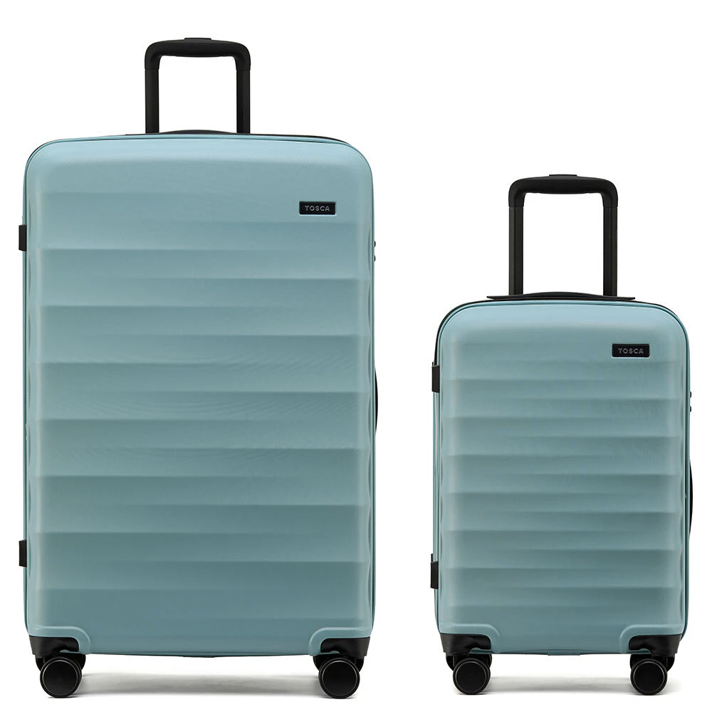 Tosca Interstellar 2.0 Hard Shell 20" & 30" Suitcase Luggage Set - Ocean Blue