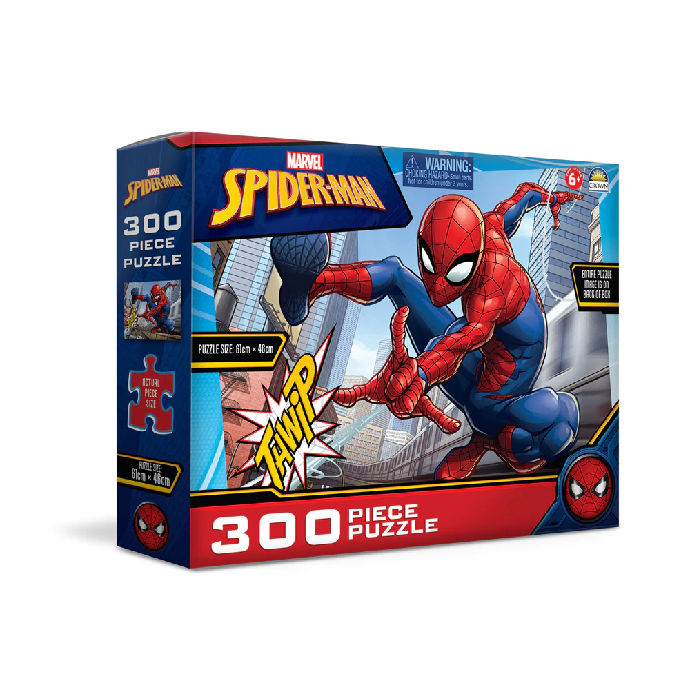 300pc Spiderman 61x46cm Jigsaw Puzzle Kids/Children Brain Tease Play Game 6+