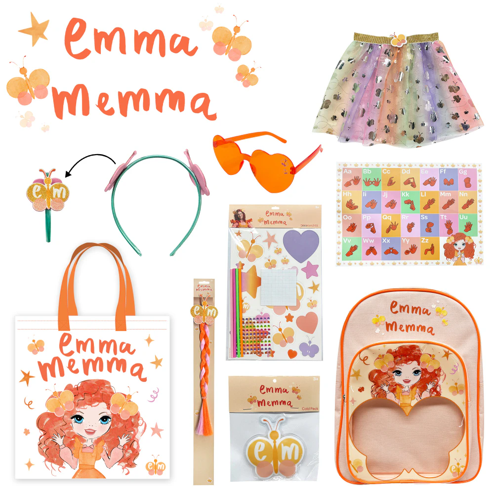 Emma Memma Merchandise Kids/Childrens Backpack/Accessories Showbag 2024