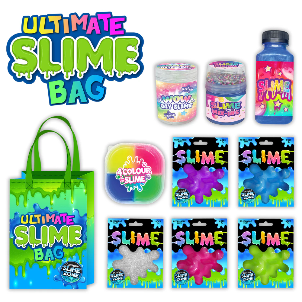 Slime Merchandise Kids/Childrens Ultimate Putty Superbag Showbag Series 4 Astd