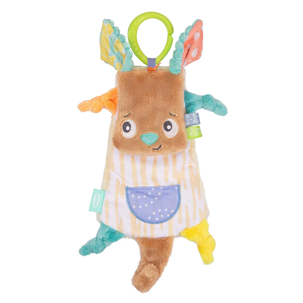 Playgro Fauna Friends Comforter Kangaroo Baby Activity Stroller Toy 0m+