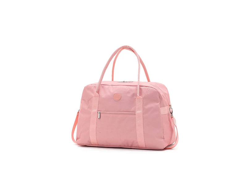 Tosca Cabin Fashion Weekender/Overnight Stay Tote Travel Duffle Bag Peach